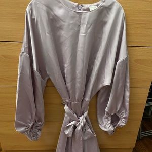 H&M Light Purple Satin Dress